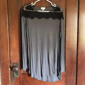 Grey size medium long sleeve